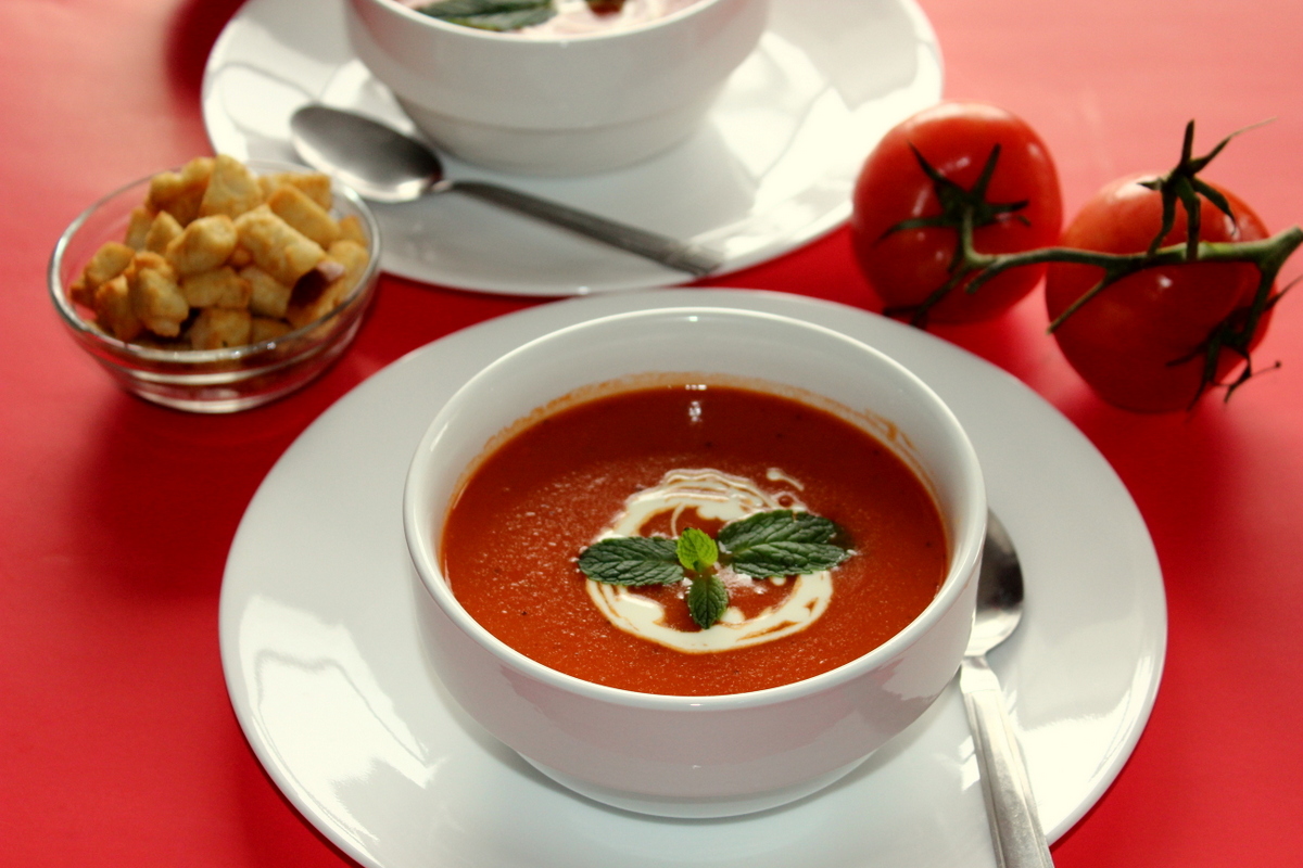 Картина soup tomato